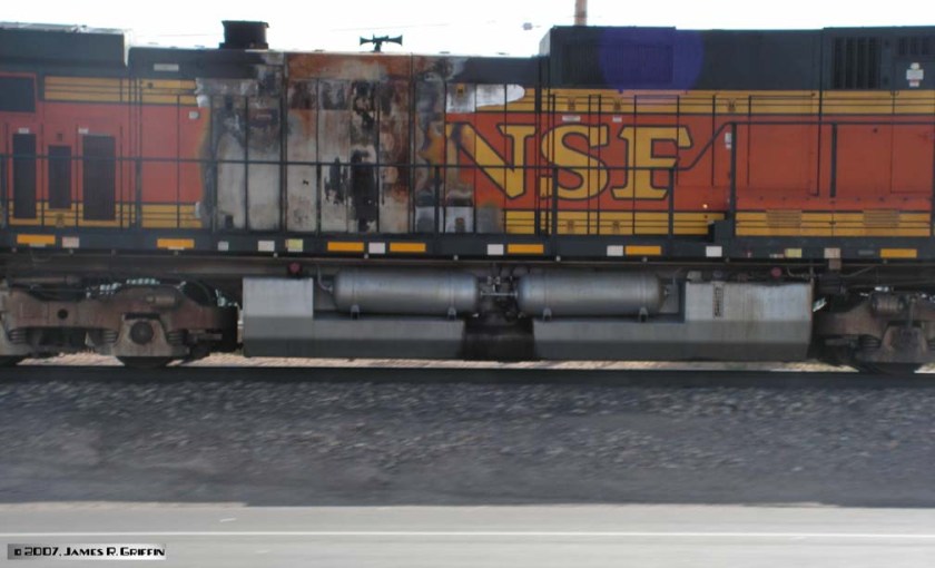 BNSF Las Cruces Burned