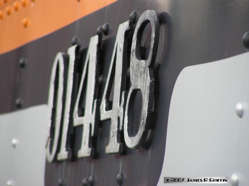 DRGW 01448 Numerals